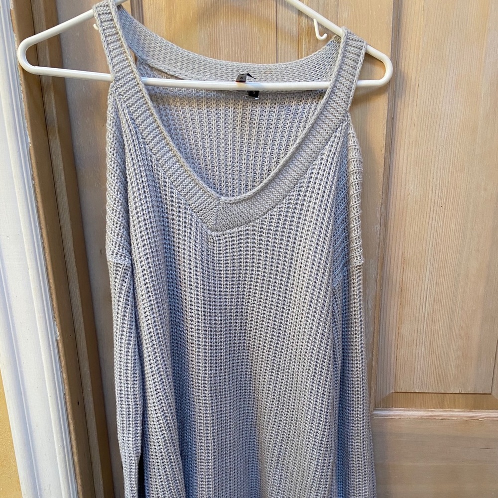 Size small cold shoulder sweater